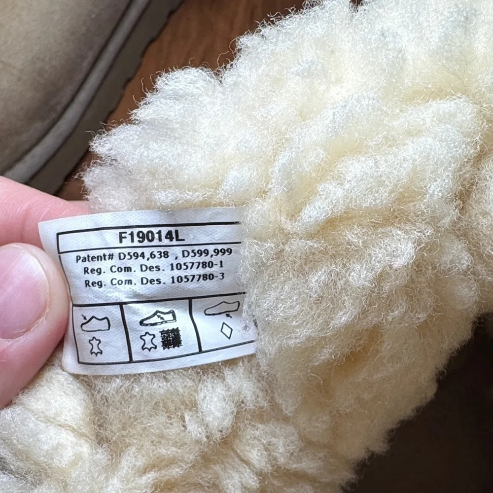 UGG Cream Sheepskin Boots with Plush Lining